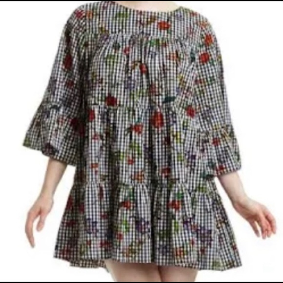 Romeo & Juliet Couture Dresses & Skirts - NWT Romeo & Juliet Couture black and white gingham and floral minidress / S